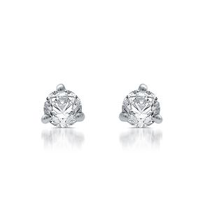 Nova Star(R) 1/3ctw. Lab Grown Diamond 3-Prong Stud Earrings