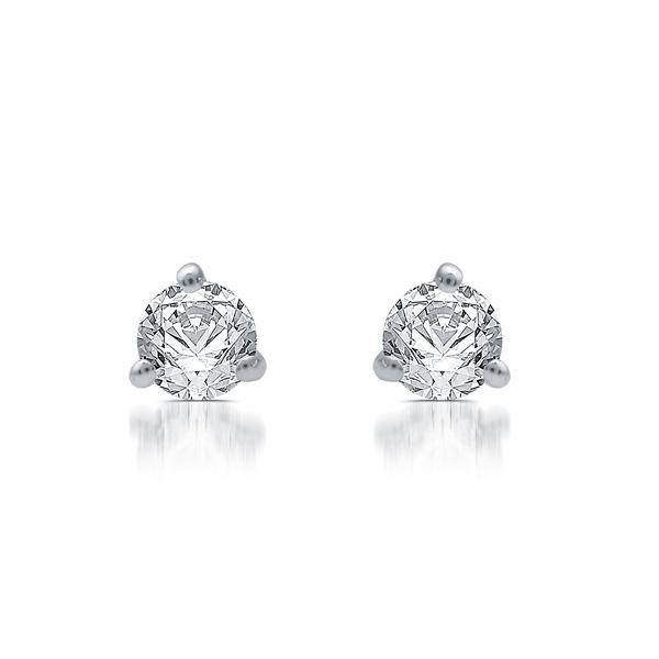 Nova Star(R) 1/3ctw. Lab Grown Diamond 3-Prong Stud Earrings