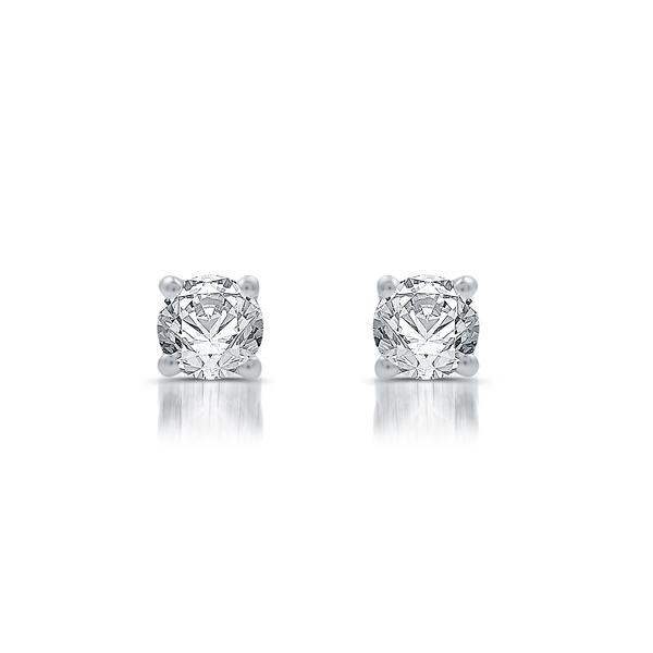 Nova Star(R) White Gold & 1/4ctw. Lab Grown Diamond Stud Earrings