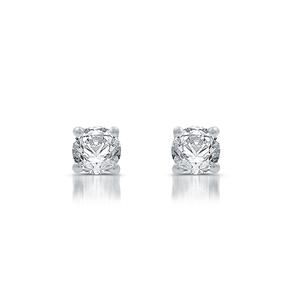 Nova Star(R) White Gold & 1/4ctw. Lab Grown Diamond Stud Earrings
