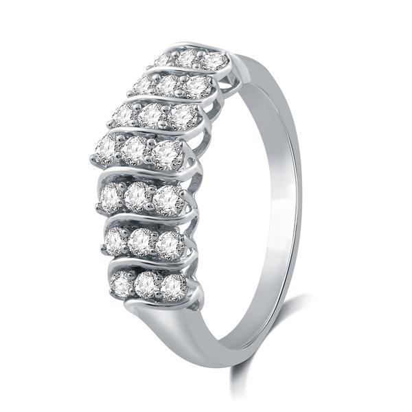 Nova Star(R) 1/2ctw. Lab Grown Diamond Bar-Set Ring alternate view
