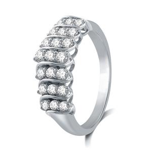 Nova Star(R) 1/2ctw. Lab Grown Diamond Bar-Set Ring alternate view