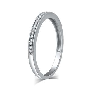 Nova Star(R) Lab Grown 3/8ctw. Diamond Sterling Silver Wedding Set alternate view