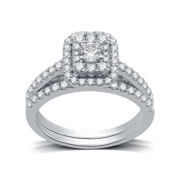 Nova Star(R) Lab Grown Diamond Emerald Shaped Bridal Ring