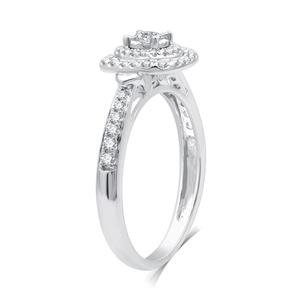 Nova Star(R) 1/2ctw. Lab Grown Diamond Double Halo Bridal Set alternate view