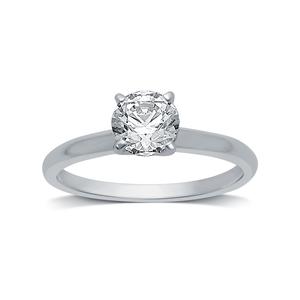 Nova Star(R) Lab Grown Diamond Solitaire Engagement Ring