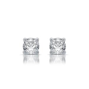 Nova Star(R) 14kt. White Gold & 1/4ctw. Lab Grown Diamond Earrings