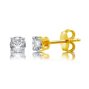 Nova Star(R) 1/2ctw. Lab Grown Diamond Prong Set Stud Earrings alternate view