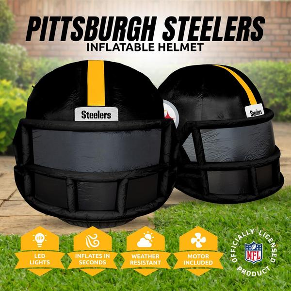 Sporticulture(tm) Steelers Inflatable Helmet alternate view
