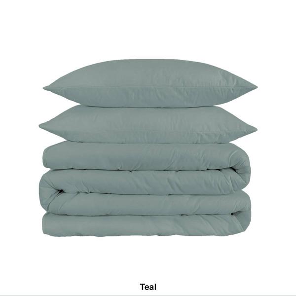 Superior 1200 Thread Count Solid Egyptian Cotton Duvet Cover Set alternate view