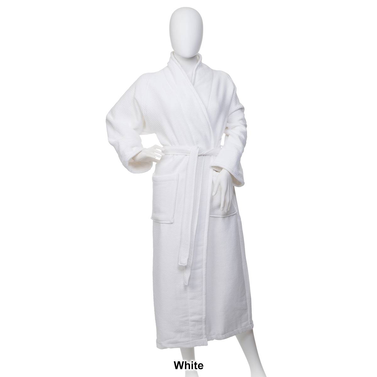 Unisex Superior Hotel Quality Waffle Weave Bath Robe