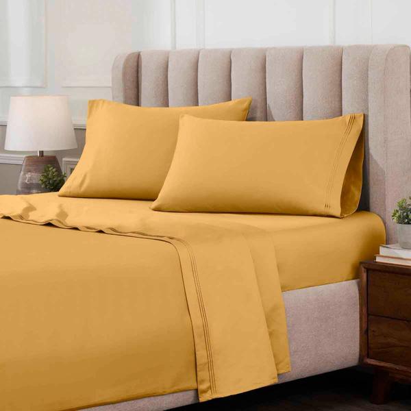 Superior Egyptian Cotton 1000 Thread Count Solid Sheet Set alternate view