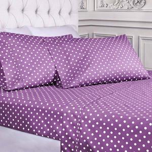 Superior 600TC Cotton Blend Polka Dot Sheet Set