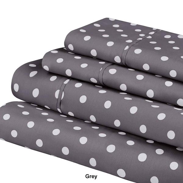 Superior 600TC Cotton Blend Polka Dot Sheet Set alternate view