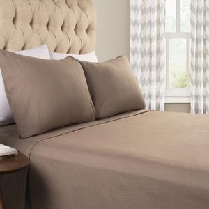 Superior Solid Cotton Flannel Deep Pocket Sheet Set