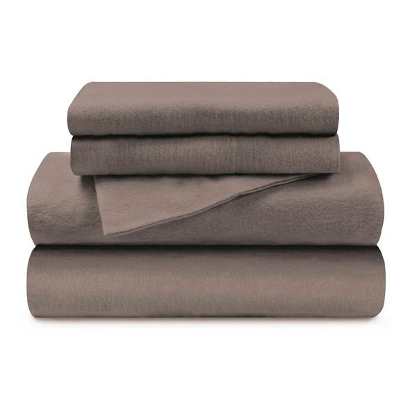 Superior Solid Cotton Flannel Deep Pocket Sheet Set alternate view