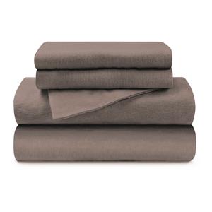 Superior Solid Cotton Flannel Deep Pocket Sheet Set alternate view