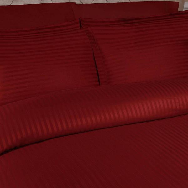 Superior 300TC Egyptian Cotton Striped Duvet Cover Set alternate view