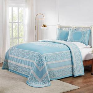 Superior Boho Mandala Woven Jacquard 3pc. Bedspread Set
