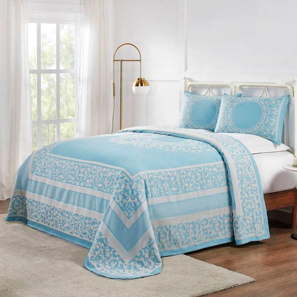 Superior Boho Mandala Woven Jacquard 3pc. Bedspread Set