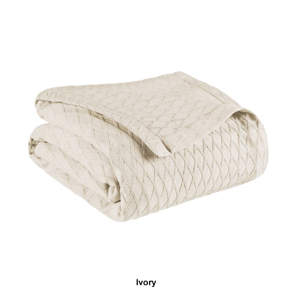 Superior Cotton All-Season Diamond Blanket