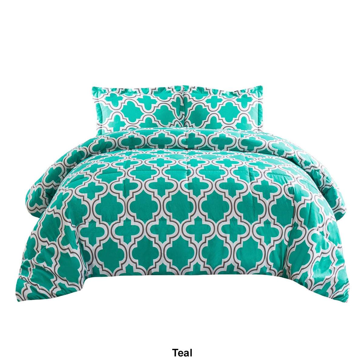 Superior 3pc. Down Alternative Trellis Comforter Set