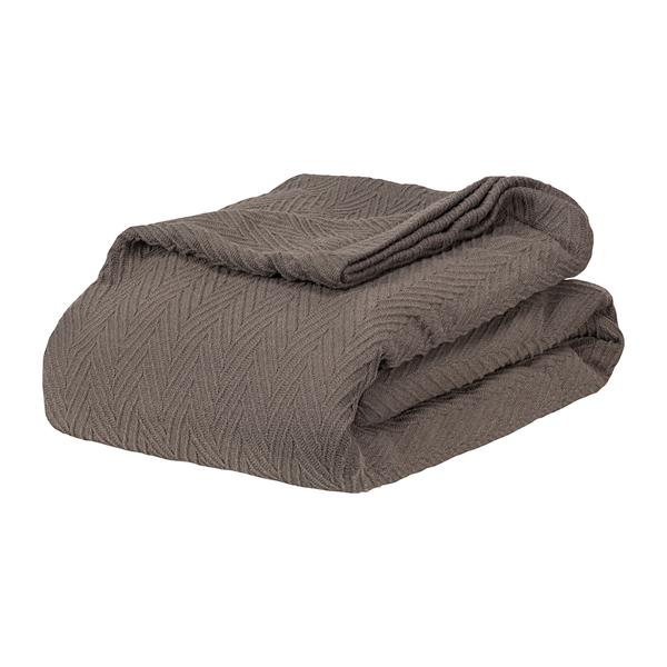 Superior All-Season Chevron Cotton Blanket