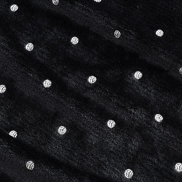 Superior Metallic Polka Dot Ultra-Plush Fleece Blanket alternate view