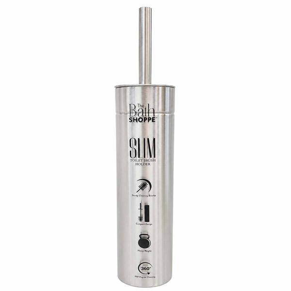 Heavy Slim Toilet Brush - Satin Nickel alternate view