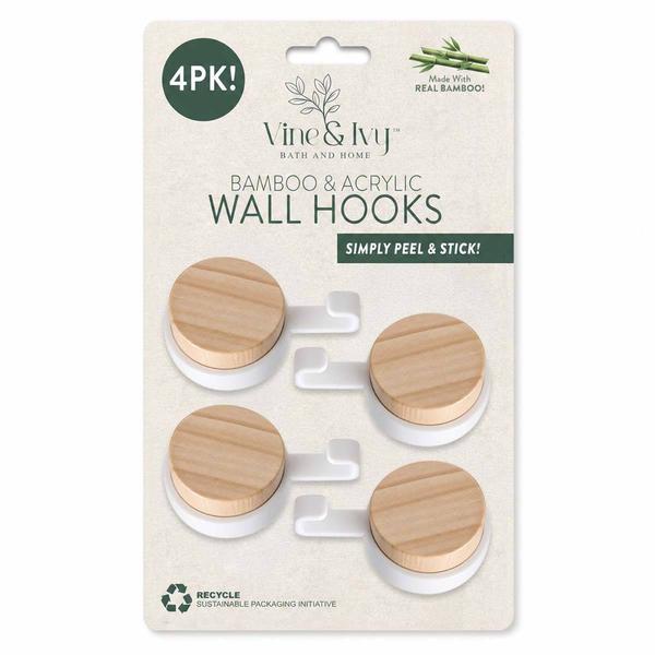 Vine & Ivy Bamboo Wall Hooks alternate view