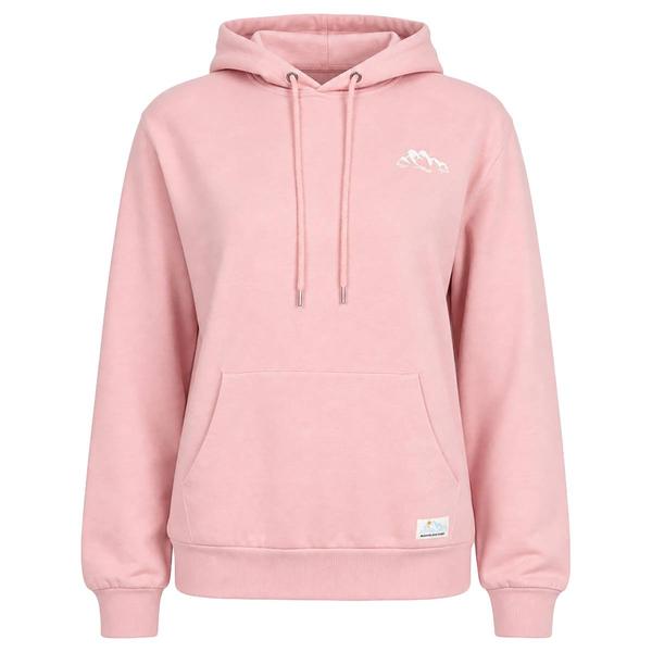 Womens Mountain and Isles Long Sleeve Back Nature Graphic Hoodie