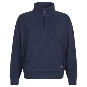 Womens Mountain & Isles Quarter Zip Cashmere Fleece Sweatshirt