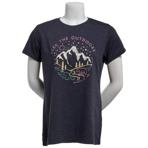 Womens Mountain and Isles Bear & Mountain Graphic Tee