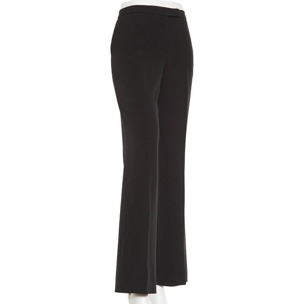 Womens Kasper Stretch Crepe Tab Front Pants with Pockets