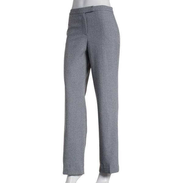 Womens Kasper Stretch Crepe Tab w/Fly Front Wide Leg Pants