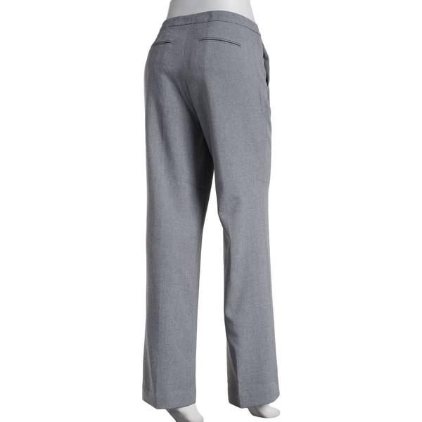 Womens Kasper Stretch Crepe Tab w/Fly Front Wide Leg Pants alternate view