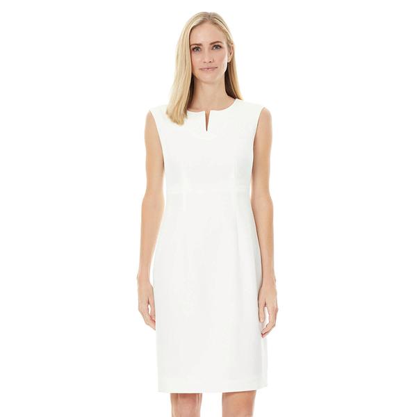 Womens Kasper Sleeveless Solid Sheath Dress