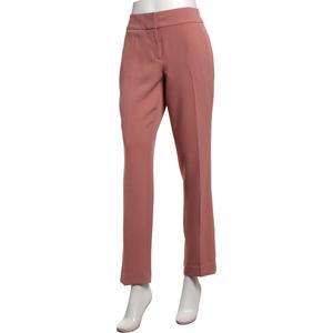 Womens Kasper Fly Front Slim Straight Leg Dress Pants alternate view