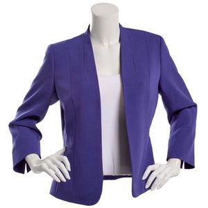 Womens Kasper Long Sleeve Solid Open Front Blazer alternate view