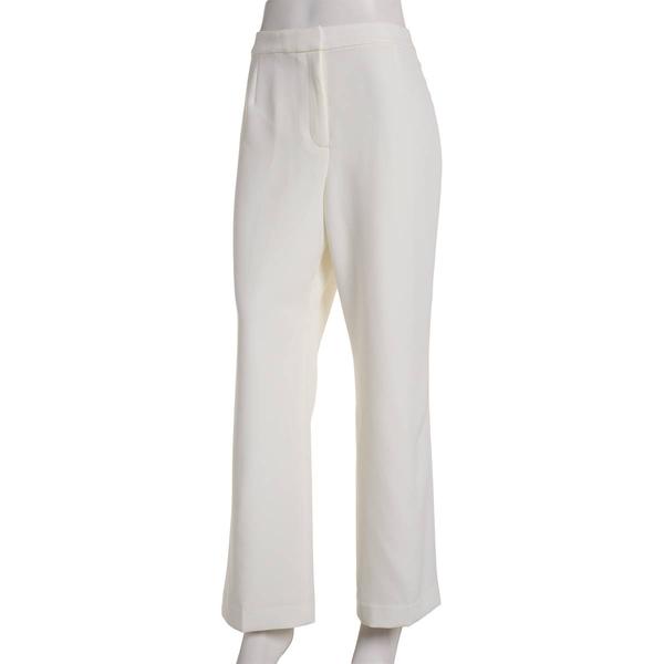 Petite Kasper Solid Stretch Crepe Dress Pants