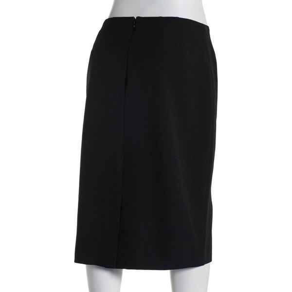 Petite Kasper Stretch Crepe Slim Suit Separates Skirt alternate view