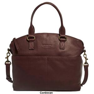 American Leather Co. Carrie Solid Dome Satchel alternate view