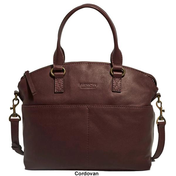 American Leather Co. Carrie Solid Dome Satchel alternate view