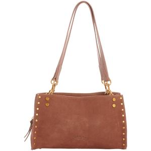 American Leather Co. Lenox Leaf Studded Shoulder Bag