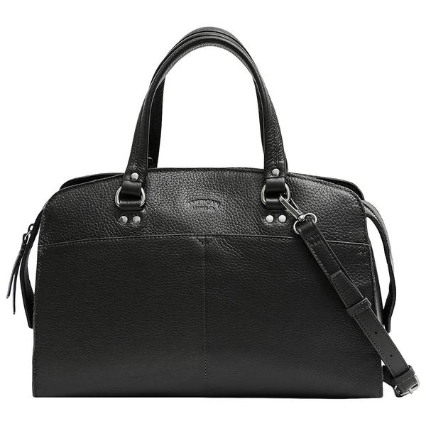 Womens American Leather Co. Marion Large Triple Satchel
