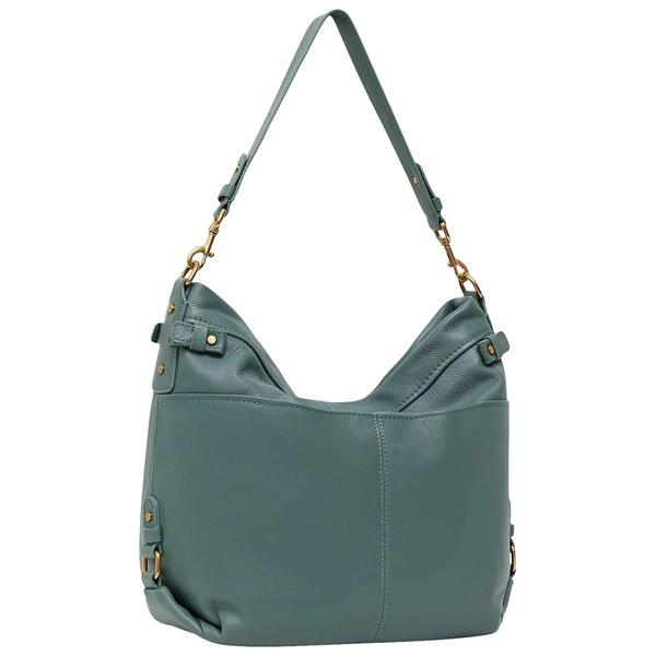 American Leather Co. Quincy Leaf Zip-Top Hobo alternate view