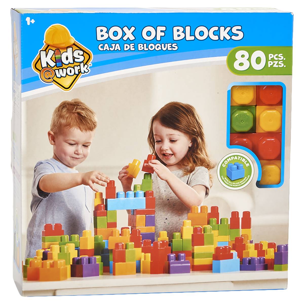 Kids @ Work 80pc. Building Blocks