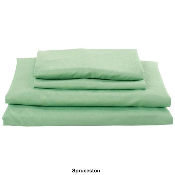 Hotel Suites Collection 6pc. AC Leaf Embossed Sheet Set alternate view