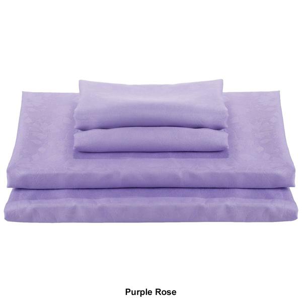 Hotel Suites Collection 6pc. AC Floral Embossed Sheet Set alternate view