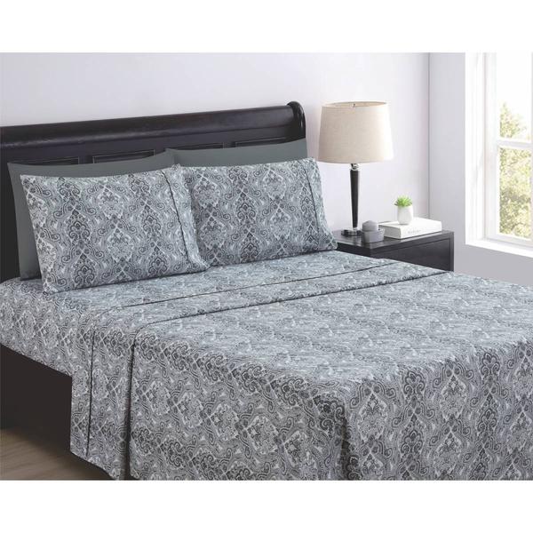 Spirit Linen Home(tm) Paisley Microfiber Sheet Set